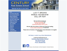Tablet Screenshot of centuryrealestateschool.com